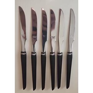 Vintage Mid-century Modern Style Japanese Steak Knives set of 6
